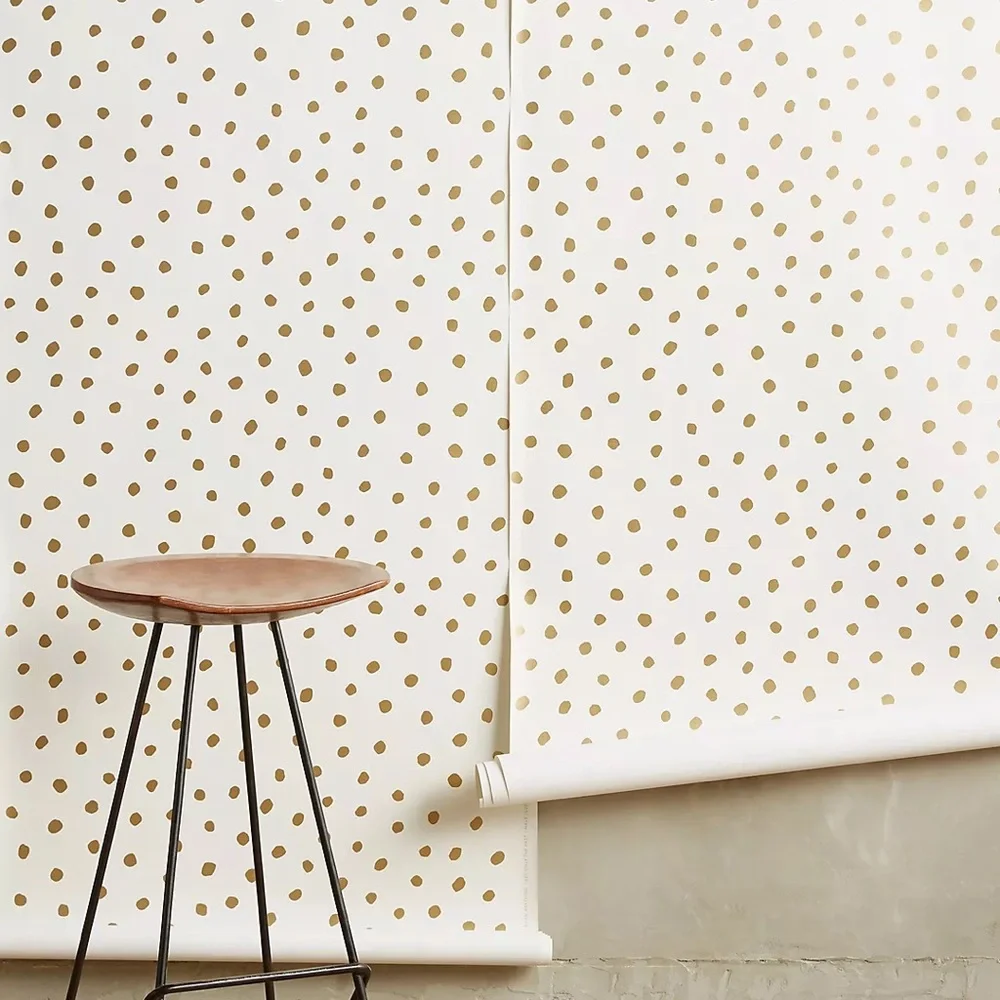 NWT Anthropologie Glowing Pebble Wallpaper Juju Papers